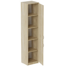 Пенал Анжело Ferrum-decor на 5 полиць із 2 дверима 1900x400x380 ДСП Дуб Сонома 16 мм (FRD-104920)