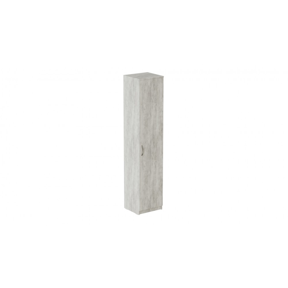 Пенал Анжело Ferrum-decor на 5 полиць із дверима 1900x400x380 ДСП Бетон 16 мм (FRD-104910)