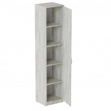 Пенал Анжело Ferrum-decor на 5 полиць із дверима 1900x400x380 ДСП Бетон 16 мм (FRD-104910)