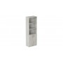 Шкаф Анжело Ferrum-decor на 5 полок с 2 дверями 1900x600x380 ДСП Бетон 16 мм (FRD-105000)