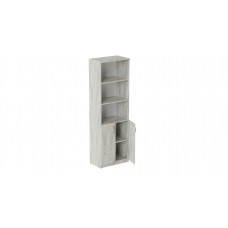 Шафа Анжело Ferrum-decor на 5 полиць з 2 дверима 1900x600x380 ДСП Бетон 16 мм (FRD-105000)