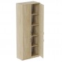 Шафа Анжело Ferrum-decor на 5 полиць із 4 дверима 1900x700x380 ДСП Дуб Сонома 16 мм (FRD-105040)
