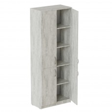 Шафа Анжело Ferrum-decor 5 полиць 4 двері 1900x800x380 ДСП Бетон 16 мм (FRD-105060)