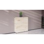 Стіл-книга трансформер Оріон 2 Ferrum-decor 750x1520x730 Білий метал ДСП Дуб Сан-Марино 16 мм (FRD-104591)