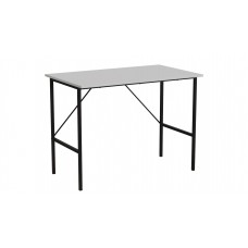 Стіл письмовий Line Тайм Ferrum-decor 750x1000x600 Чорний метал ДСП Біле 16 мм (FRD-104871)