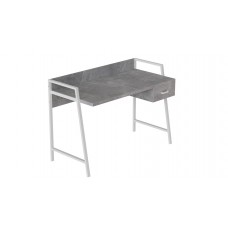 Письмовий стіл Ferrum-decor 750x1200x600 Білий метал ДСП Бетон 32 мм (FRD-103463)