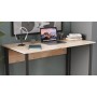 Компьютерный стол Ferrum-decor Курт 75x100x70 черный ДСП Дуб Сан-Марино 32мм (FRD-103933)