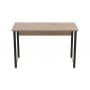 Компьютерный стол Ferrum-decor Курт 75x100x70 черный ДСП Дуб Сан-Марино 32мм (FRD-103933)