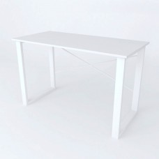 Письмовий стіл Ferrum-decor Драйв 750x1400x600 Білий метал ДСП Біле 16 мм (FRD-103143)