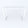 Письменный стол Ferrum-decor Драйв 750x1000x700 Белый металл ДСП Белое 32 мм (FRD-103373)