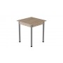 Стіл кухонний Ferrum-decor Агата 75x70x70 Сірий ДСП Сан-Марино 16мм (FRD-105634)
