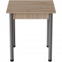 Стіл кухонний Ferrum-decor Агата 75x70x70 Сірий ДСП Сан-Марино 16мм (FRD-105634)