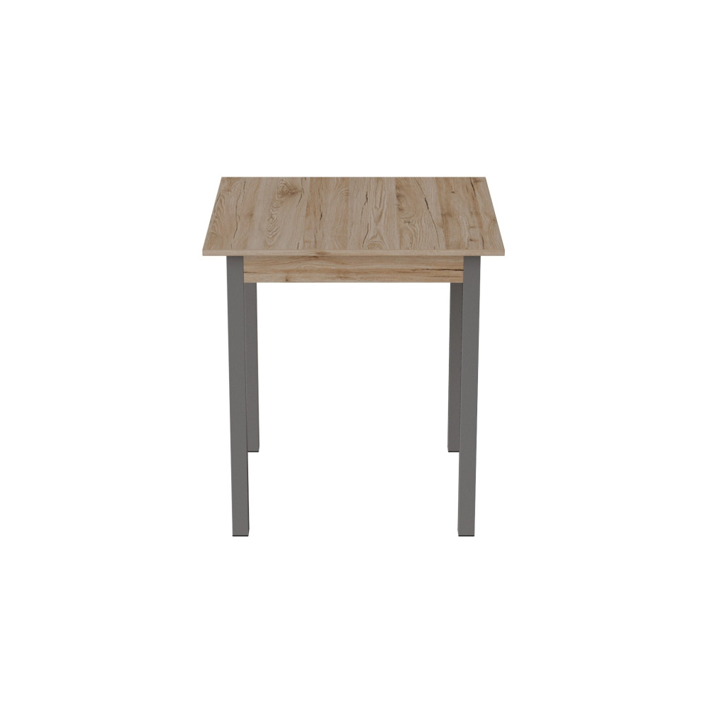 Стіл кухонний Ferrum-decor Дієго 75x80x80 Сірий ДСП Сан-Марино 16мм (FRD-105654)