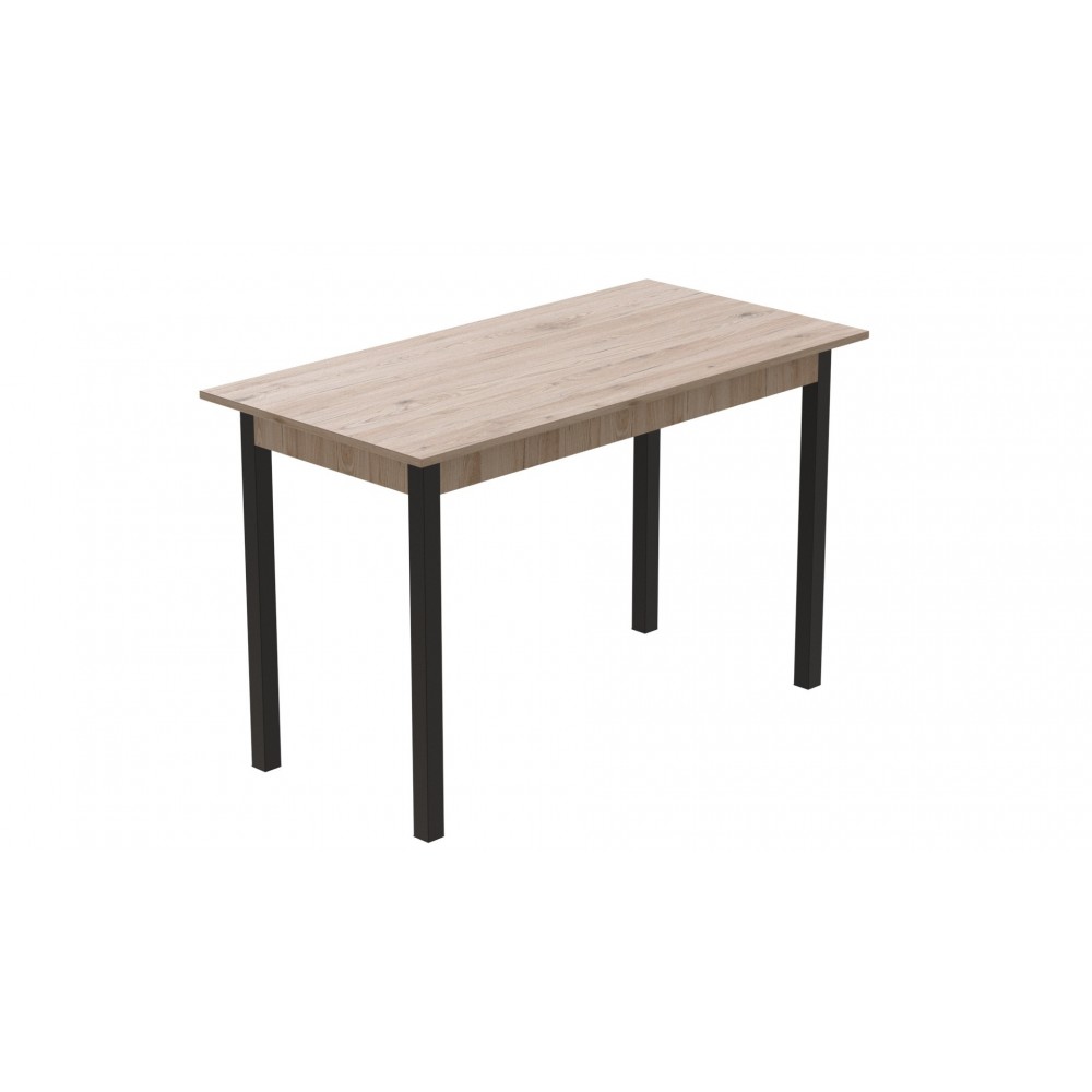 Стол кухонный Ferrum-decor Марио 75x120x70 Черный ДСП Сан-Марино 16мм (FRD-105664)
