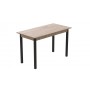 Стол кухонный Ferrum-decor Марио 75x120x70 Черный ДСП Сан-Марино 16мм (FRD-105664)