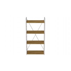 Етажерка 4/60 Ferrum-decor Серії Конект 120x60x28 білий ДСП Дуб Артизан 16мм (FRD-104244)