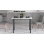 Стол универсальный Knap Ferrum-decor 750x1400x600 Черный металл ДСП Белый 16 мм (FRD-106354)