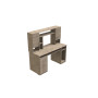 Стол компьютерный Анжело Ferrum-decor 1400x1422x600 ДСП Дуб Сан-Марино 16 мм (FRD-104705)