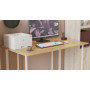 Компьютерный стол Ferrum-decor Ханна 75x140x60 белый ДСП Дуб Артизан 32мм (FRD-106225)