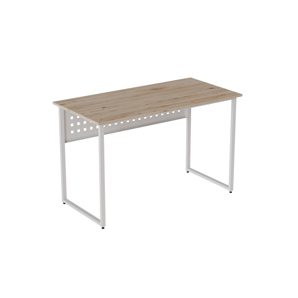 Компьютерный стол Ferrum-decor Майк 75x100x60 белый ДСП Дуб Сан-Марино 16мм (FRD-101300)