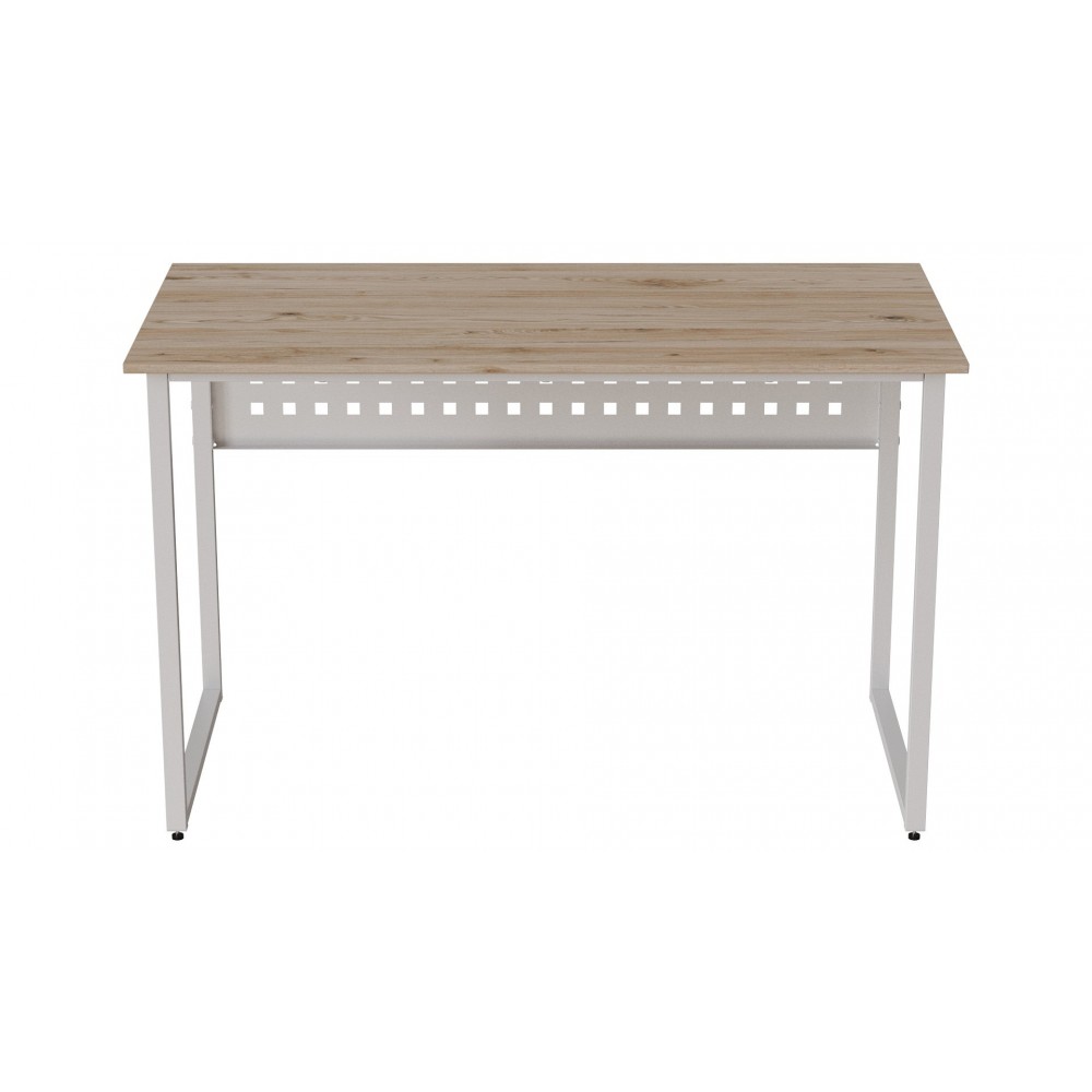 Компьютерный стол Ferrum-decor Майк 75x100x60 белый ДСП Дуб Сан-Марино 16мм (FRD-101300)
