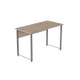 Компьютерный стол Ferrum-decor Курт 75x120x60 серый ДСП Дуб Сан-Марино 16мм (FRD-101840)