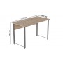 Компьютерный стол Ferrum-decor Курт 75x120x60 серый ДСП Дуб Сан-Марино 16мм (FRD-101840)