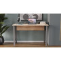 Компьютерный стол Ferrum-decor Курт 75x140x60 серый ДСП Дуб Сан-Марино 16мм (FRD-101850)