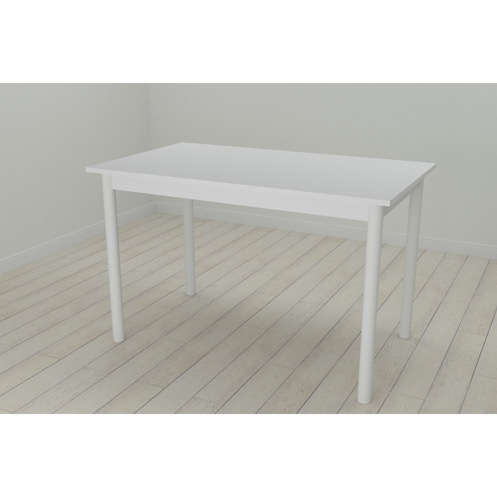 Стол кухонный Ferrum-decor Бенита 75x120x60 Белый ДСП Белое 16мм (FRD-106266)