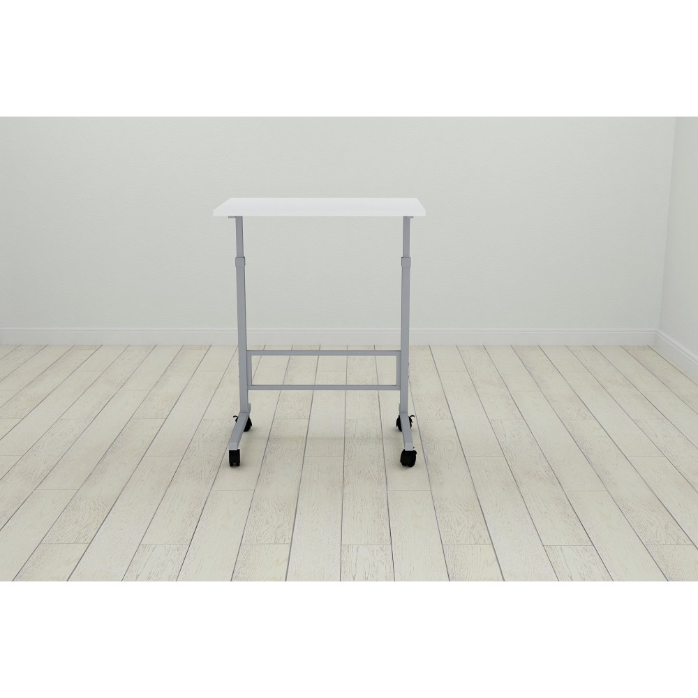 Стол приставной Ferrum-decor Амиго 62x60x40 металл Серый ДСП Белое 16мм (FRD-102540)