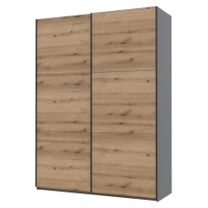 Шкаф-купе двухдверный Doros G-Caiser 180х60х240 см Графит/Дуб евок (DRS-011229)