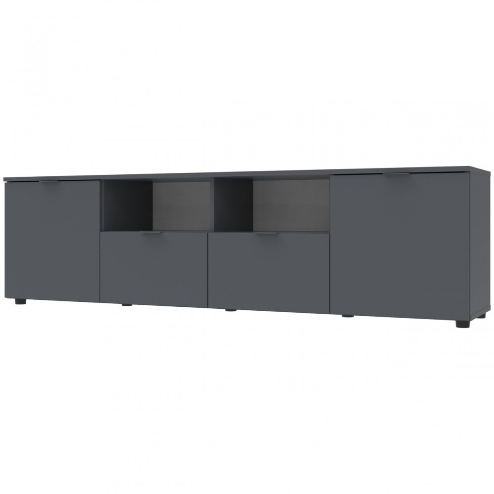 Тумба под ТВ Doros Рон 4 180х38х50 см Графит (DRS-011299)