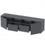 Тумба под ТВ Doros Рон 4 180х38х50 см Графит (DRS-011299)