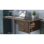 Письменный стол Ferrum-decor Гарри 75x140x60 серый ДСП Белое 16мм (FRD-101461)