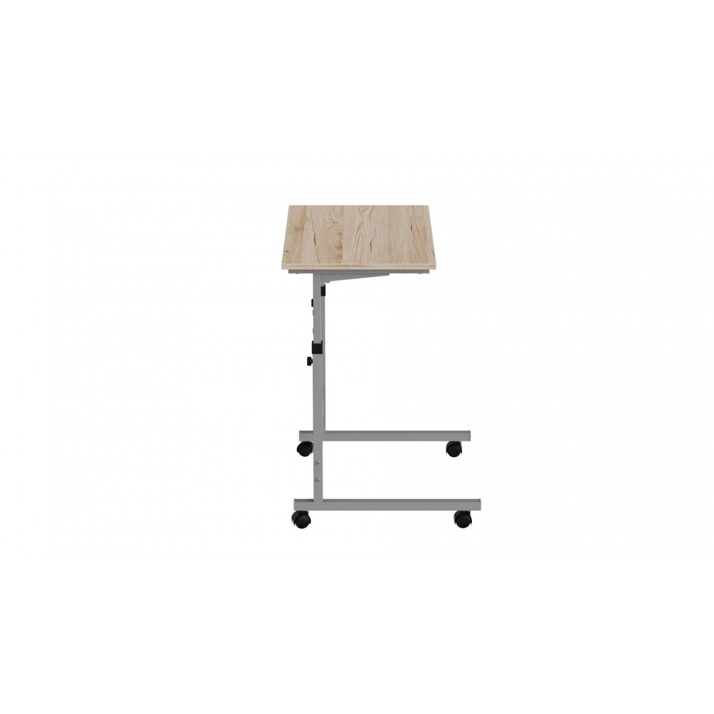 Стол приставной Ferrum-decor Амиго 62x60x40 металл Серый ДСП Дуб Сан-Марино 16мм (FRD-102541)