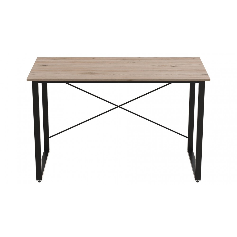 Компьютерный стол Ferrum-decor Дейв 75x140x70 черный ДСП Дуб Сан-Марино 32мм (FRD-102021)