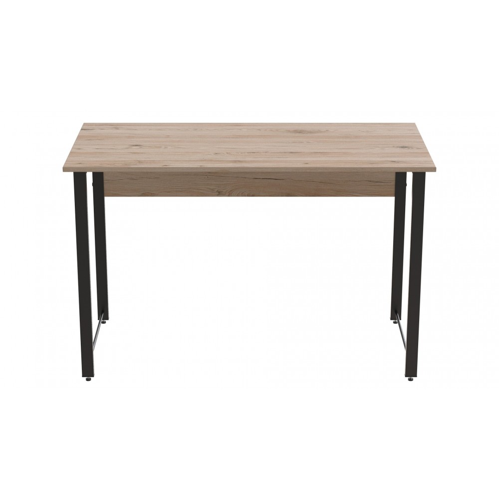 Компьютерный стол Ferrum-decor Курт 75x140x60 черный ДСП Дуб Сан-Марино 16мм (FRD-102031)