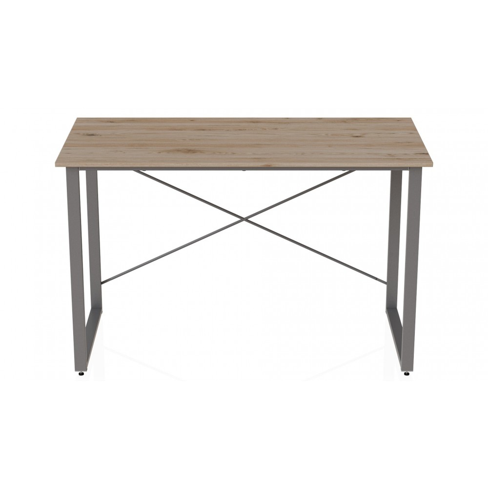 Компьютерный стол Ferrum-decor Дейв 75x140x60 серый ДСП Дуб Сан-Марино 16мм (FRD-102381)
