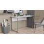 Письменный стол Ferrum-decor Коди 75x100x70 серый ДСП Белое 16мм (FRD-101681)