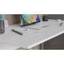 Письменный стол Ferrum-decor Коди 75x140x70 серый ДСП Белое 16мм (FRD-101701)