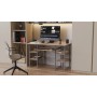 Компьютерный стол Ferrum-decor Тим 75x140x60 серый ДСП Дуб Сан-Марино 16мм (FRD-102471)