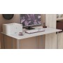 Письменный стол Ferrum-decor Ханна 75x120x70 серый ДСП Белое 16мм (FRD-101431)