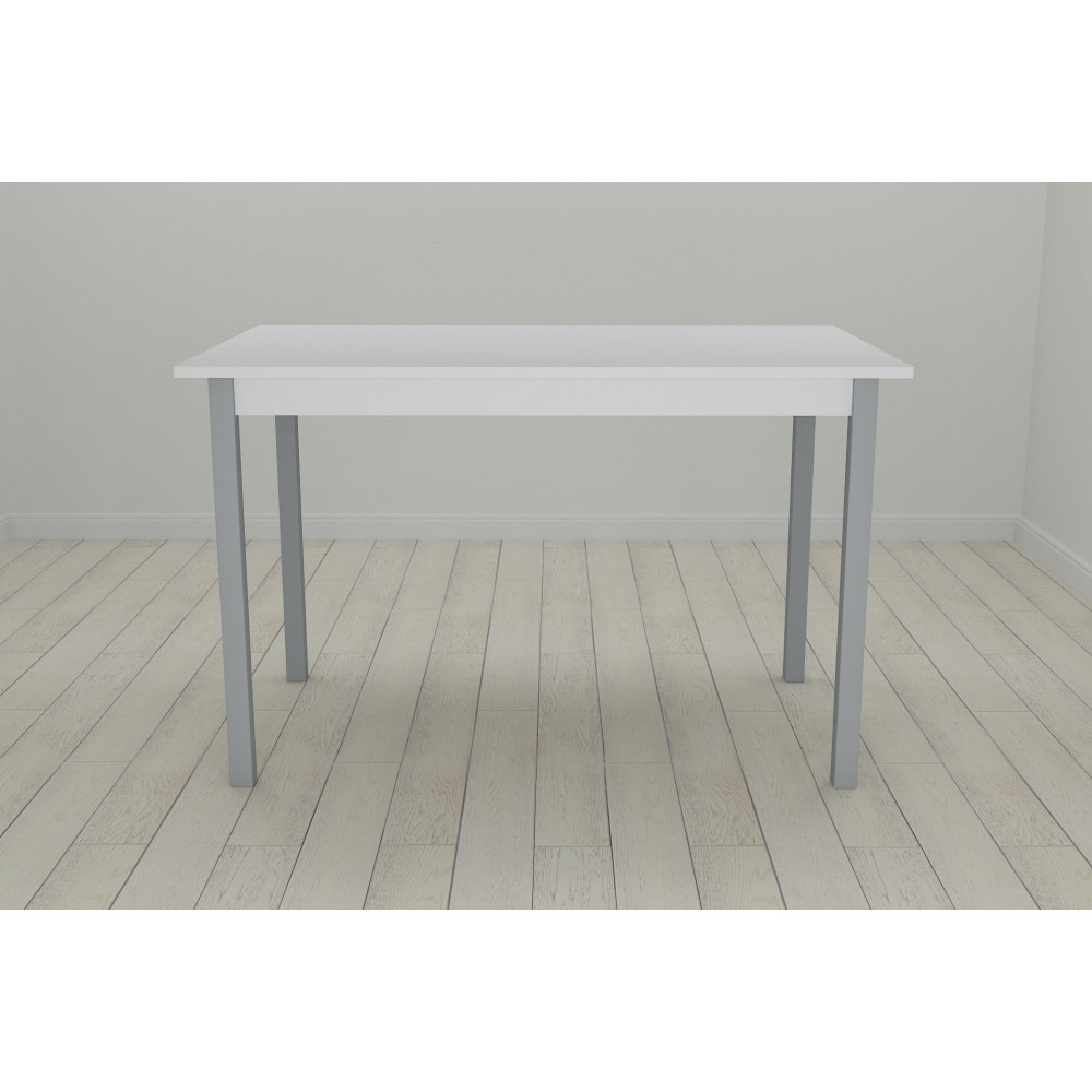 Стол кухонный Ferrum-decor Марио 75x120x60 Серый ДСП Белое 16мм (FRD-106200)