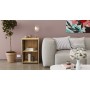 Стол-тумба трансформер Смарт 2/1 Ferrum-decor 750x1450x500 Черный металл ДСП Дуб Артизан 16 мм (FRD-105100)