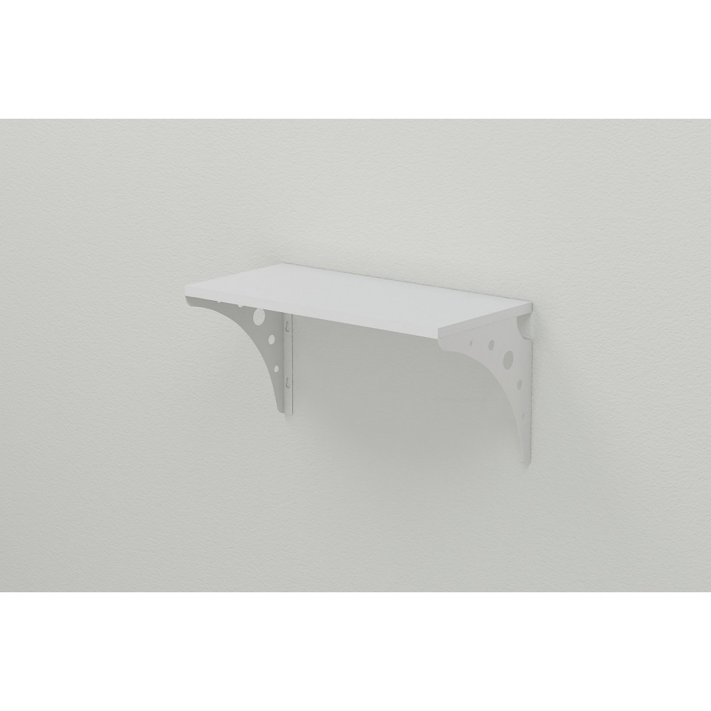 Полка настенная Ferrum-decor Ханди 2 240x500x240 металл Белый ДСП Белое 16 мм (FRD-102561)
