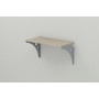 Полка настенная Ferrum-decor Ханди 2 240x500x240 металл Серый ДСП Сонома 16 мм (FRD-102571)