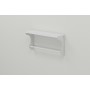 Полка настенная Ferrum-decor Юзиби 270x600x150 металл Белый ДСП Белое 16 мм (FRD-102681)