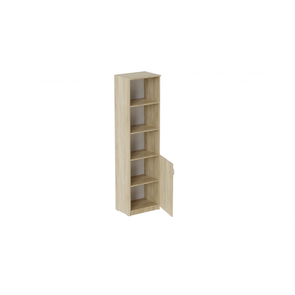 Пенал Анжело Ferrum-decor на 4 полки с 1 дверью 1900x500x380 ДСП Дуб Сонома 16 мм (FRD-104951)
