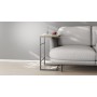 Столик приставной Терри Ferrum-decor 650x440x330 Черный металл ДСП Дуб Сонома 16 мм (FRD-104651)