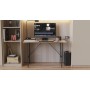 Стол письменный Line Тайм Ferrum-decor 750x1000x600 Черный металл ДСП Дуб Сан-Марино 16 мм (FRD-104872)